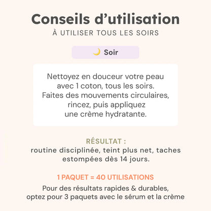 Cotons à l’acide kojique & curcuma – anti-imperfections