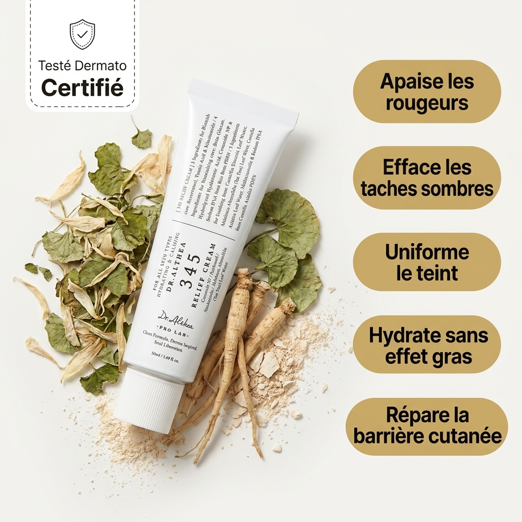 NOVIRACI® Crème Coréenne 345 Anti-Imperfections — Soin Réparateur Dr. Althea