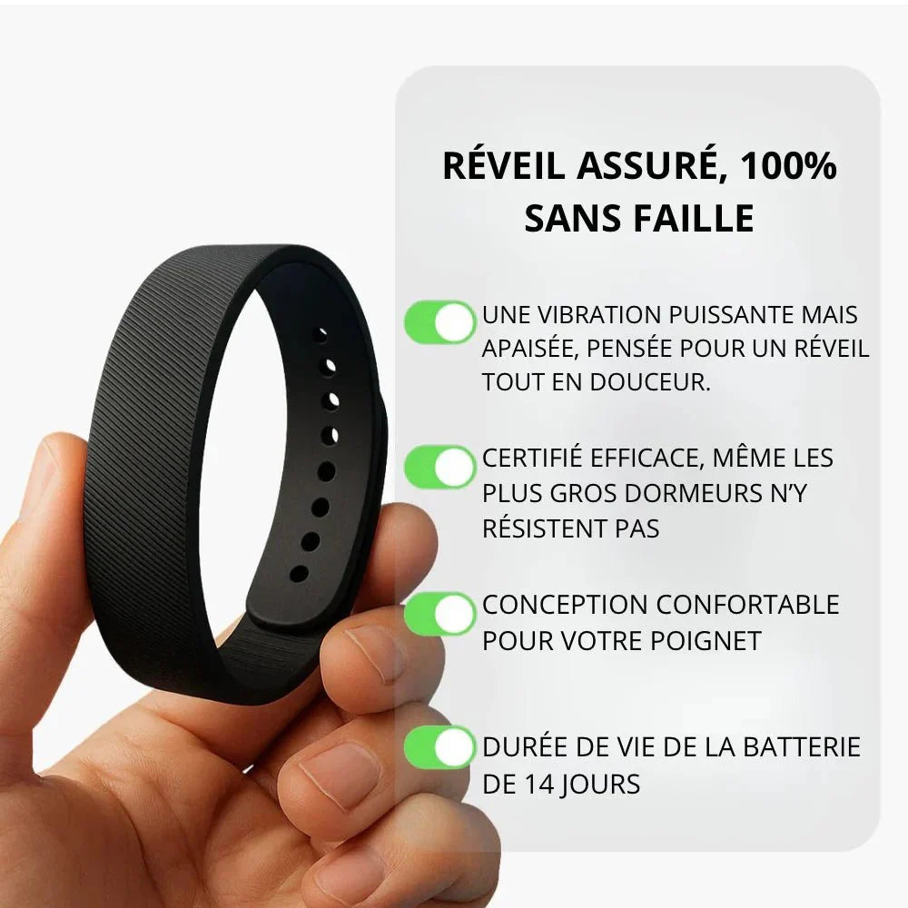 Bracelet Intelligent – Réveil Silencieux Nouvelle Génération