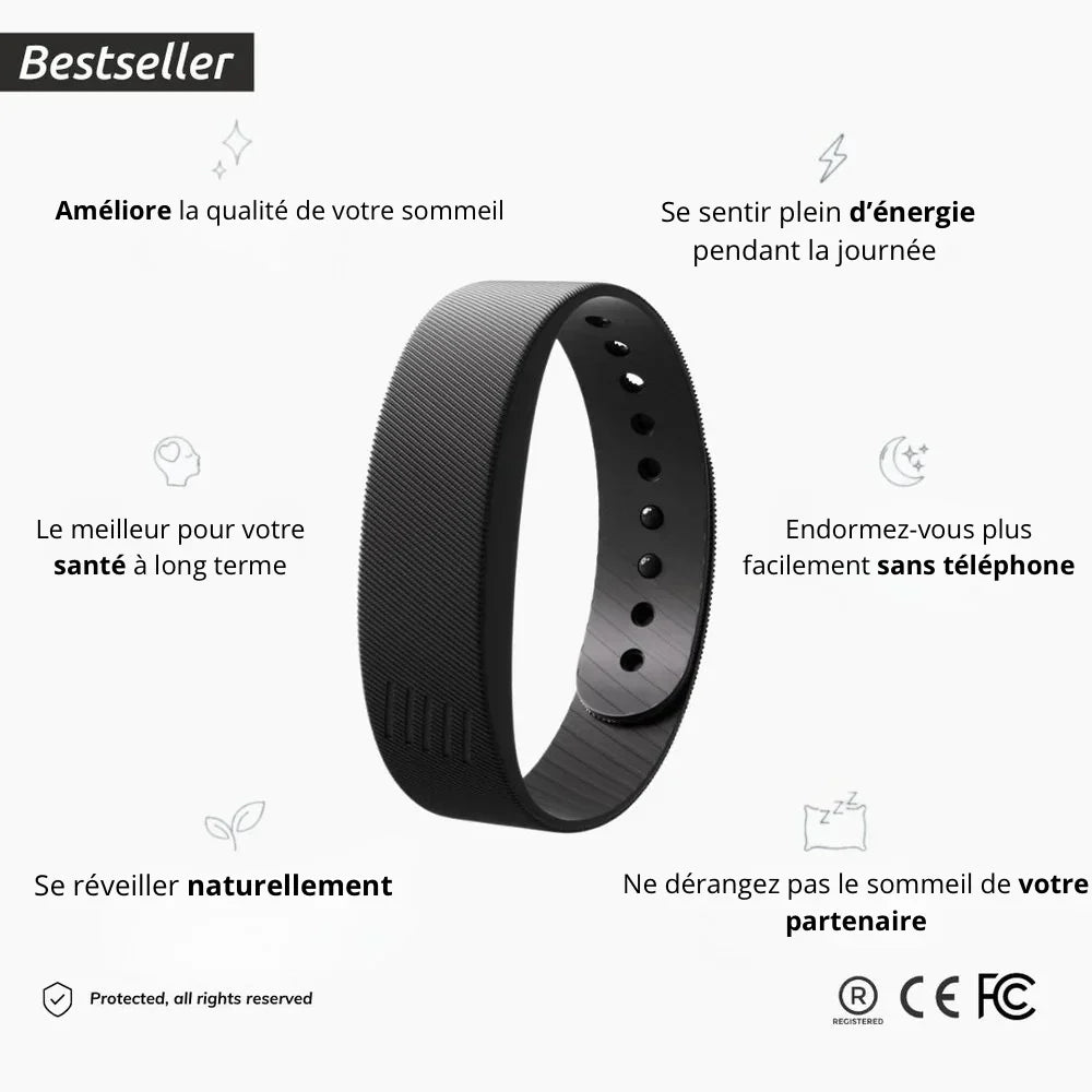 Bracelet Intelligent – Réveil Silencieux Nouvelle Génération