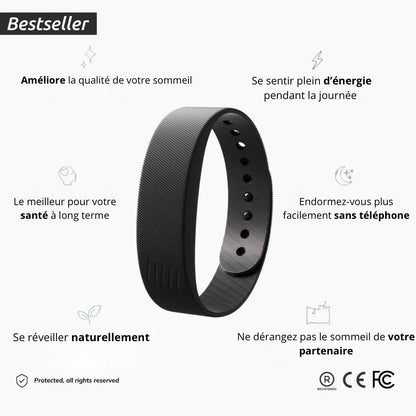 Bracelet Intelligent – Réveil Silencieux Nouvelle Génération